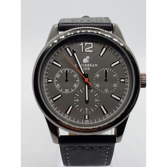 Caribbean Joe CJ7040GU. Men's dress watch, Large multi function face
